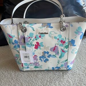Calvin Klein flowery bag